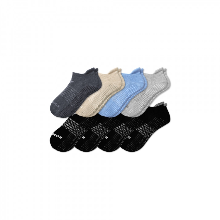 Bombas Men's Gripper Ankle Sock 8-Pack - Click Image to Close