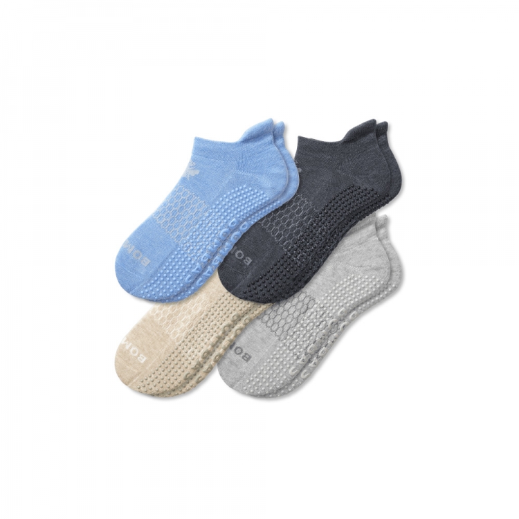 Bombas Women's Gripper Ankle Sock 4-Pack - Click Image to Close